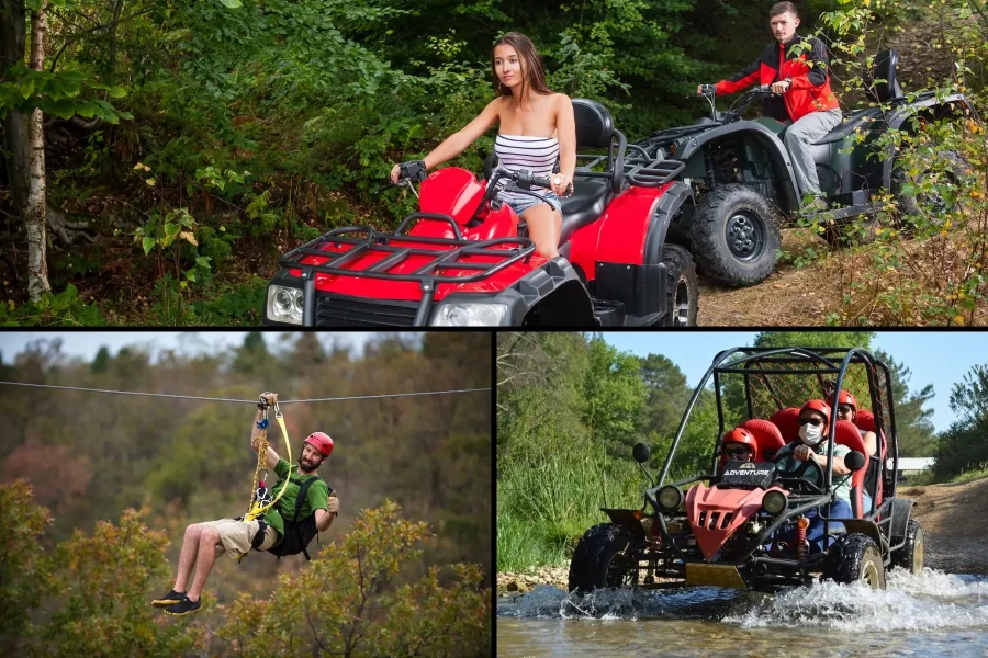Süper Combo Atv, Buggy, Rafting ve Zipline