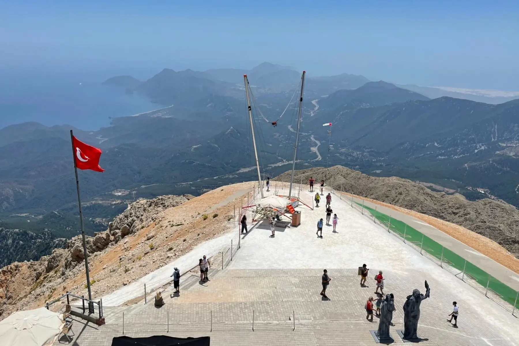  Cable car ride to the summit