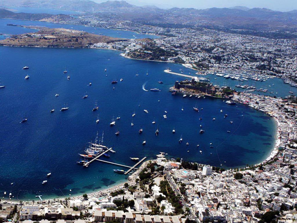   Panoramic viewpoints over Bodrum Bay